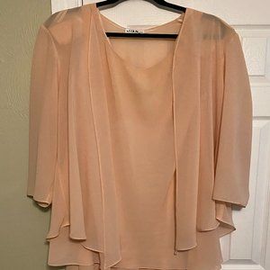 JBS Cocktail Dress (Light Peach)